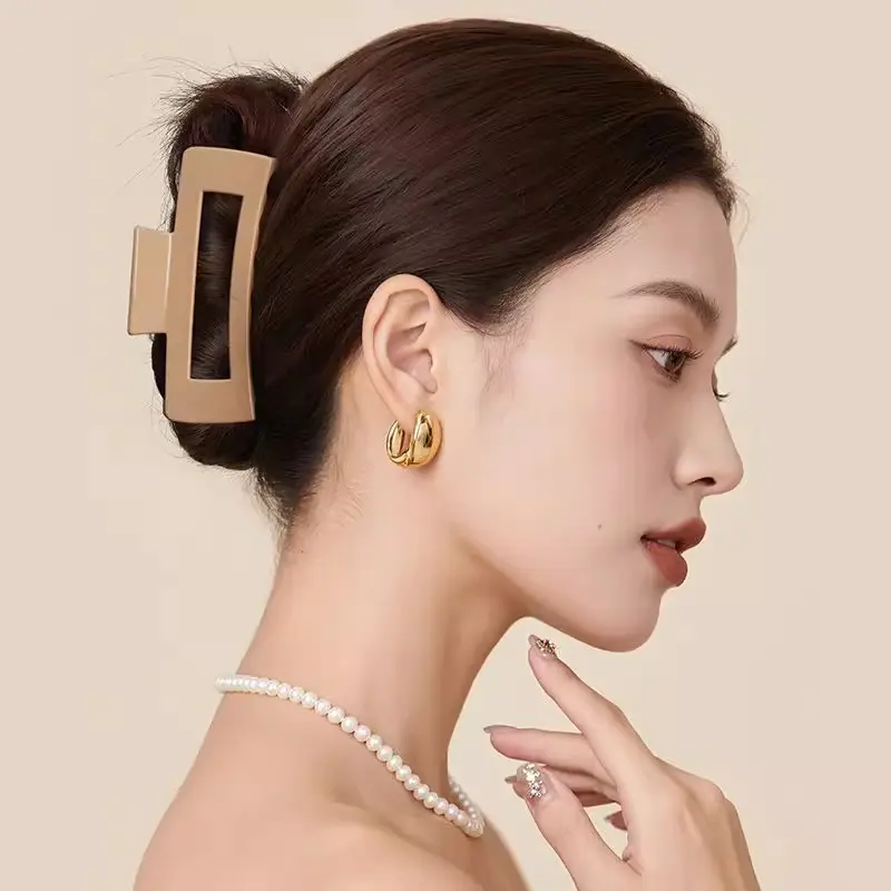 Soft Hair Grab Girls Clips Silicone Hair Clips Simple Fashion Versatile Items Hair Grab Decorations Hair Accessories Safe Design
