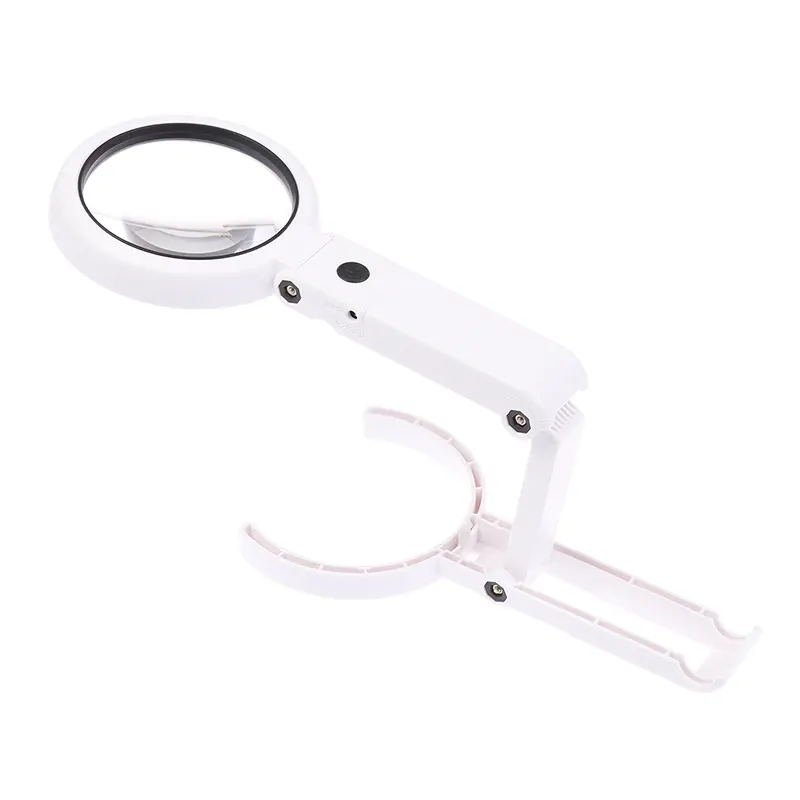 Dual Power 11x 5x Magnifier with LED Light, Versatile Handheld or Desk-Top for Reading and Maintenance