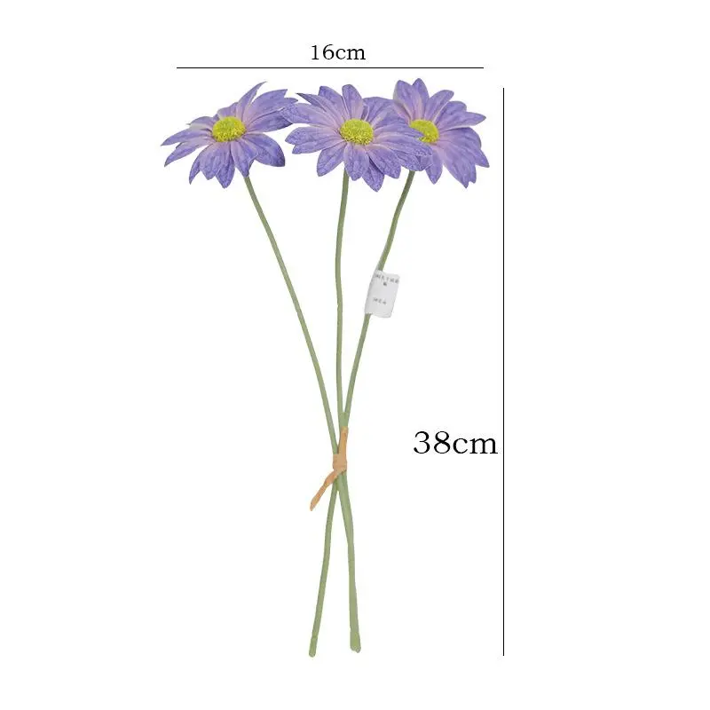 1 Bundle Silk Gerbera Wedding Home Decoration Artificial Flowers Home Decoration Sunflower Artificial Flowers