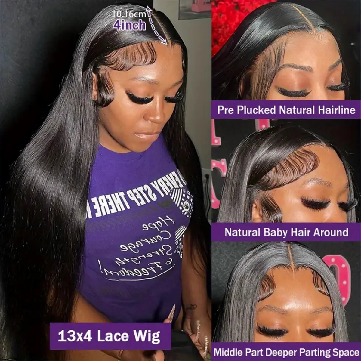 13x6 HD Lace Frontal Wig Human Hair 30 inch Lace Front Wig Straight Human Hair Wigs Brazilion Straight Lace Front Wig Human Hair