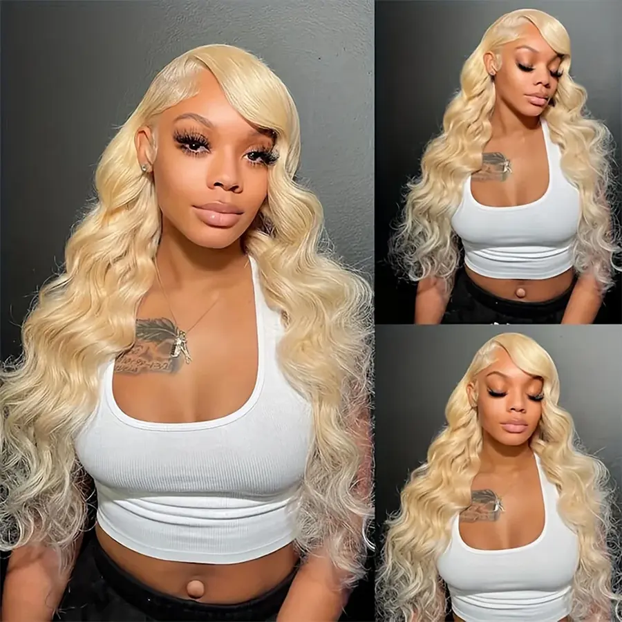 613 Hd Lace Frontal Wig 13x6 13x4 Honey Blonde Lace Front Wig Brazilian 30 Inch Body Wave Human Hair Wigs For Black Women