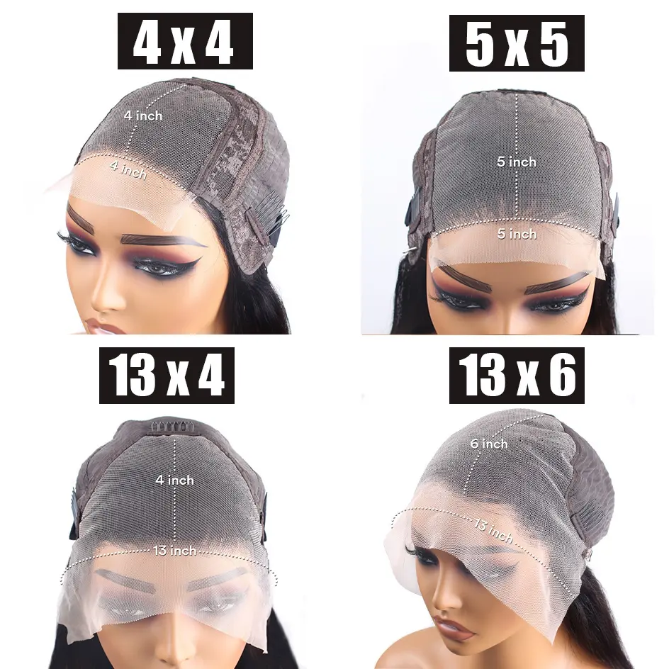 SoGreat 13x4 5x5 Hd Lace Closure Wig Straight Short Bob Human Hair Wigs 4x4 Closure Straight Hd Lace Frontal Wig 13x6 For Women