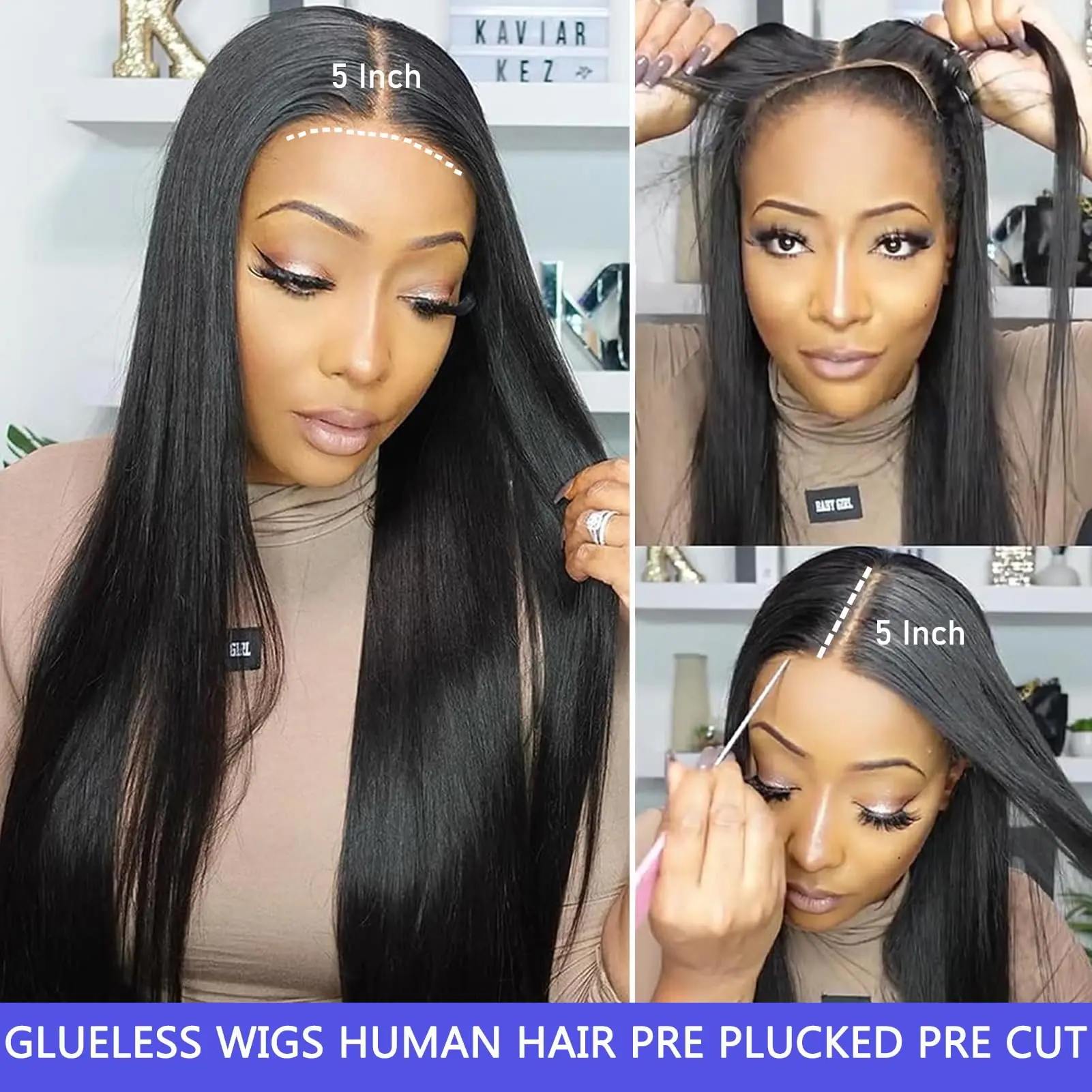 40 Inch Bone Straight Human Hair Wigs 13x4 13x6 HD Lace Frontal Wigs 100% Human Hair Transparent Lace Frontal Wigs Human Hair