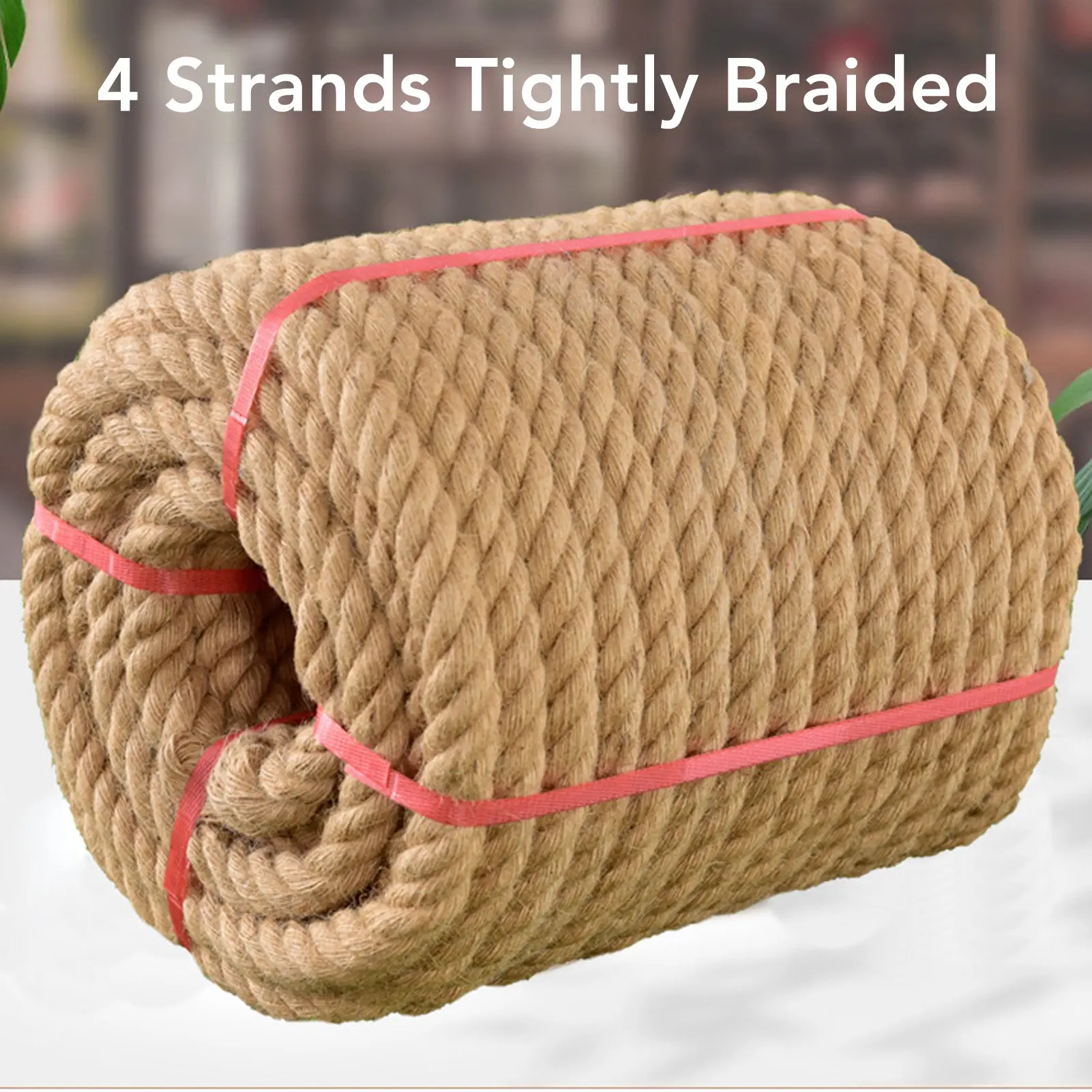 Hemp Rope Natural Hemp Rope Thick Hemp Rope Twisted Yellow Hemp Rope Twisted Natural Thick Jute Rope Hammock Swing Boat Railing
