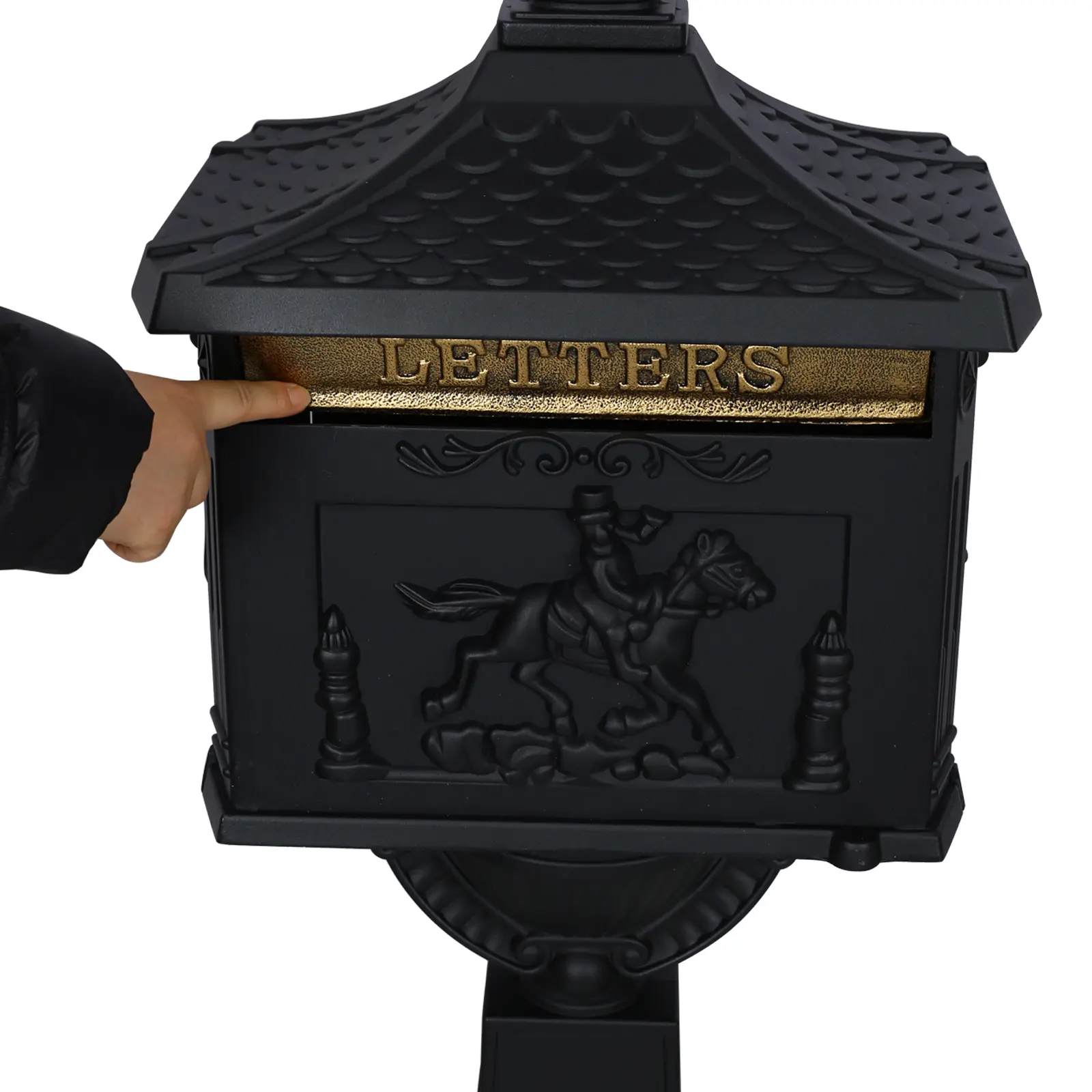 Cast Aluminum Mail Box,Postal Box , Mailbox Color Bronze
