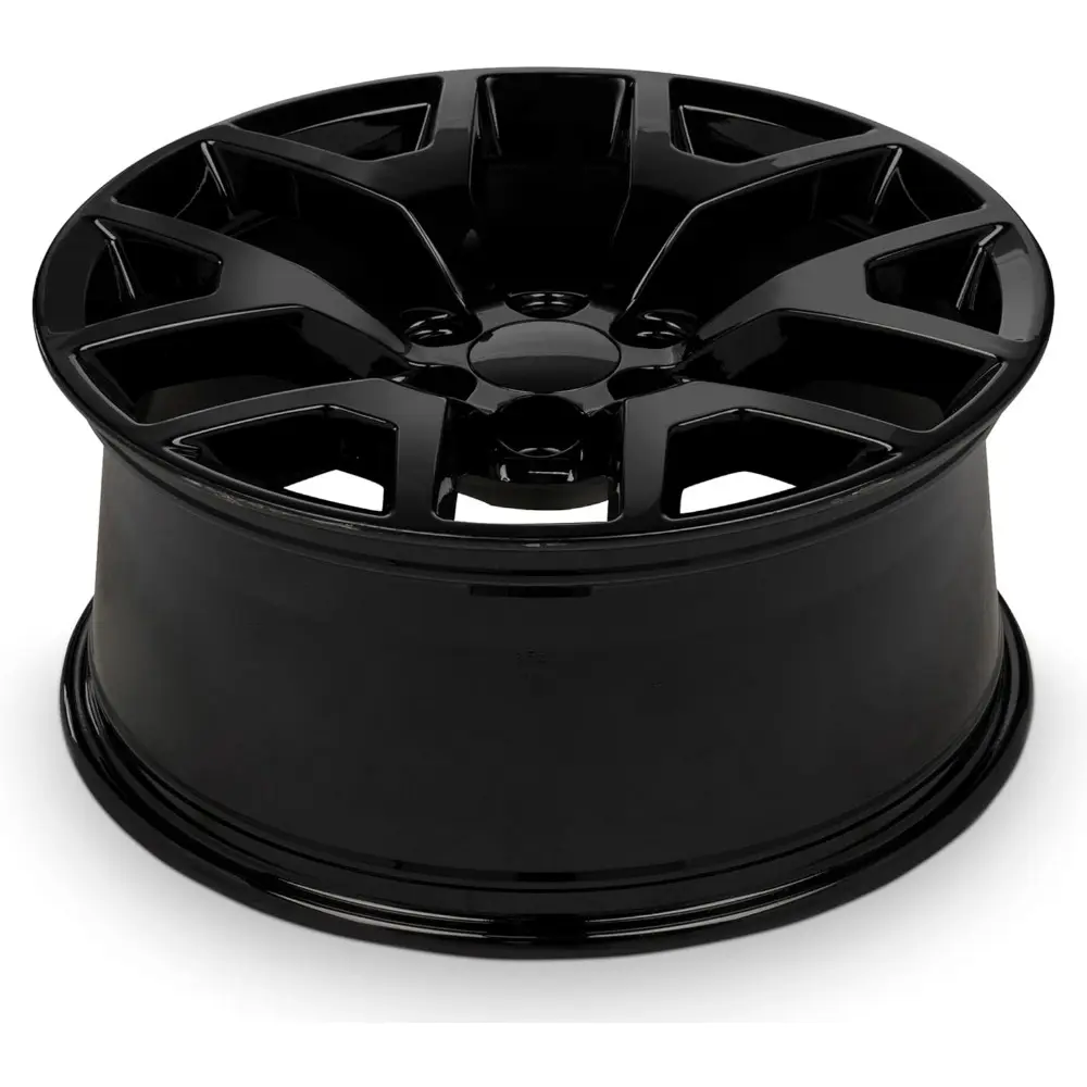 For 2014-2024 GMC Sierra 1500 20 Inch Gloss Black Rim - OE Direct Replacement - Road Ready Car Wheel