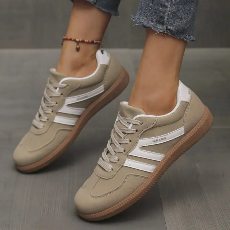 Womens Sneakers 2025 Spring New Luxury Flat Loafers Comfortable Slip on Soft Female Sneakers Lightweight Outdoor Shoes for Women