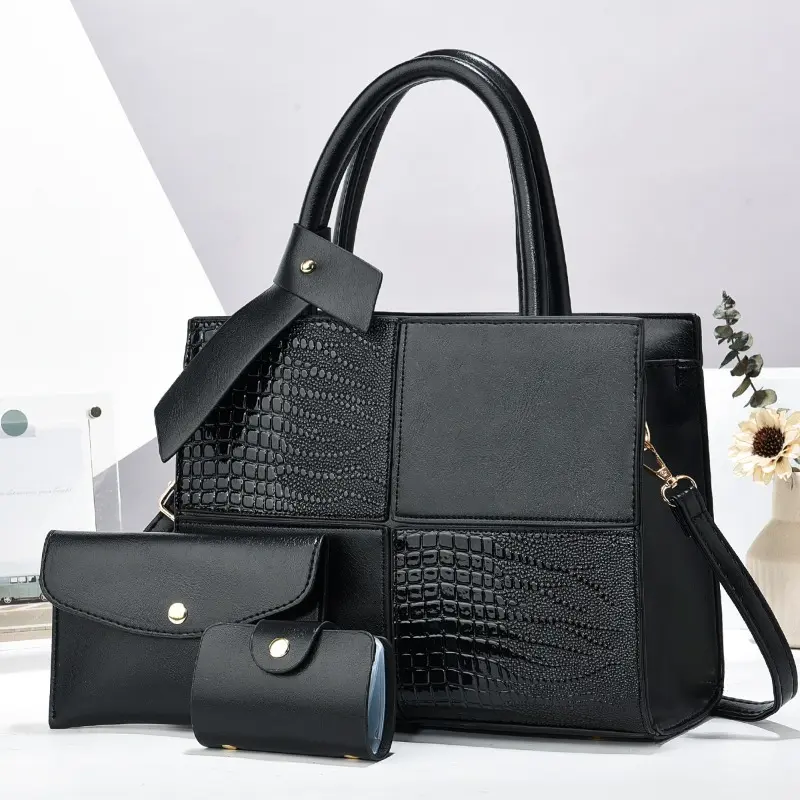 Luxury Designer New Messenger Bags 3Piece Set Leisure Female Bag Shoulder Bag High Quality Elegant Handbag Purses for Women