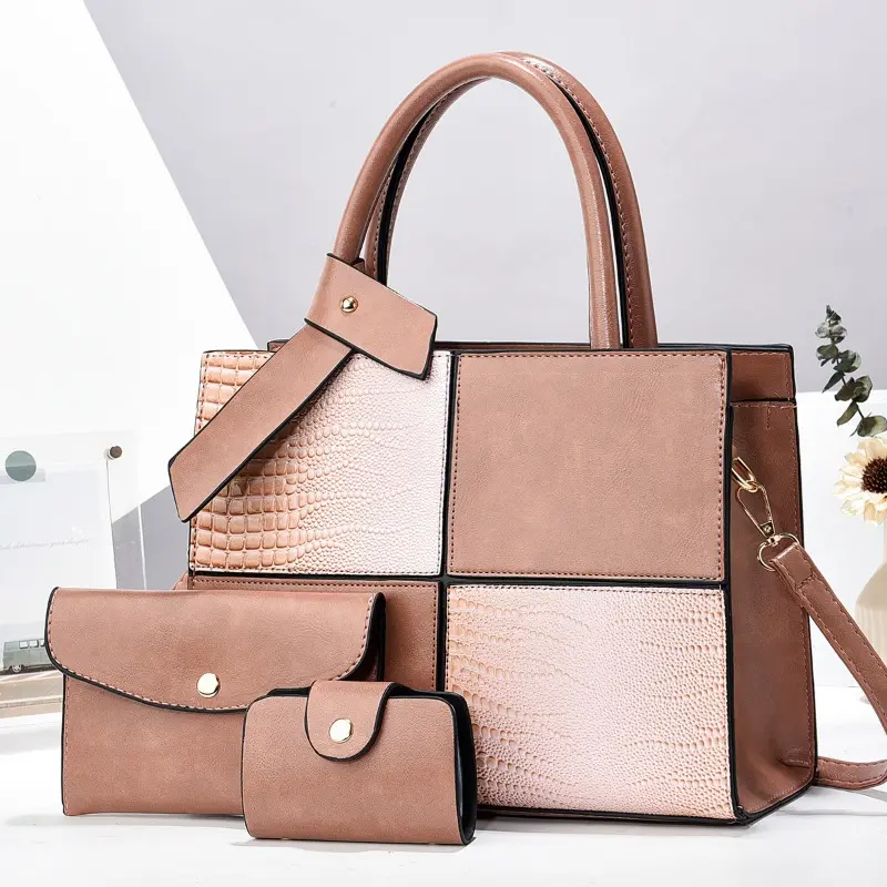 Luxury Designer New Messenger Bags 3Piece Set Leisure Female Bag Shoulder Bag High Quality Elegant Handbag Purses for Women