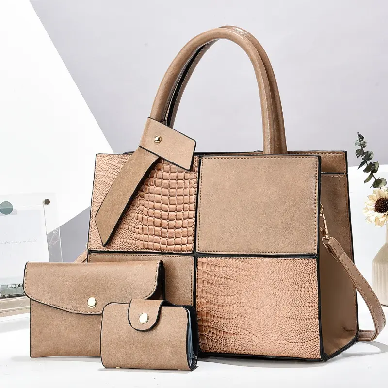 Luxury Designer New Messenger Bags 3Piece Set Leisure Female Bag Shoulder Bag High Quality Elegant Handbag Purses for Women