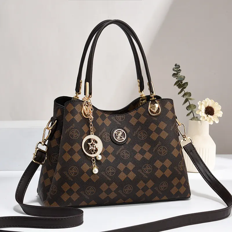 Fashion Print Pattern Women's Shoulder Bags Vintage Design Ladies Crossbody Bag Purse High Quality Messenger Commuter Sac