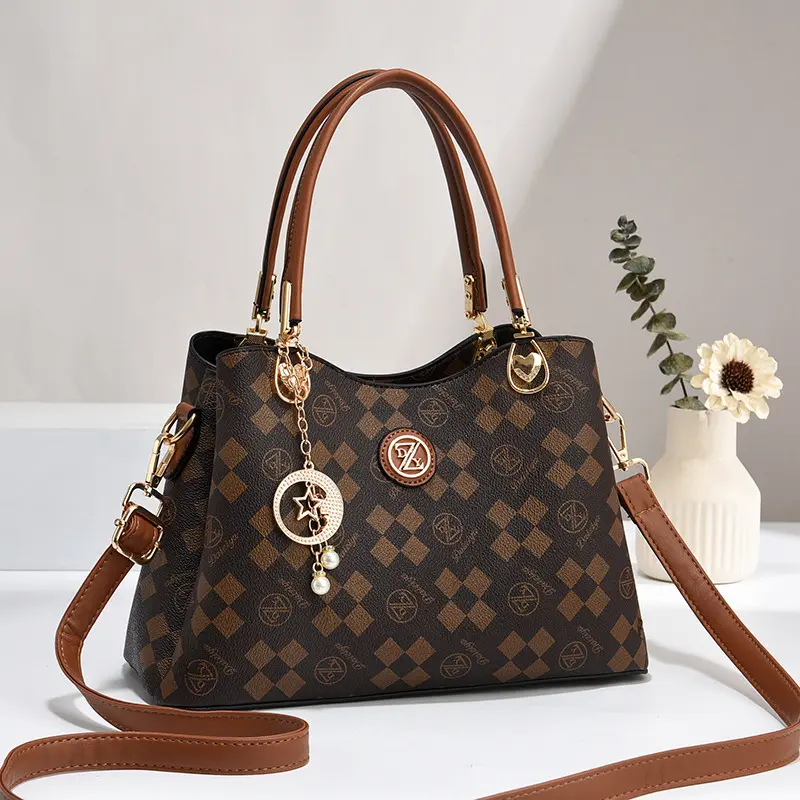Fashion Print Pattern Women's Shoulder Bags Vintage Design Ladies Crossbody Bag Purse High Quality Messenger Commuter Sac