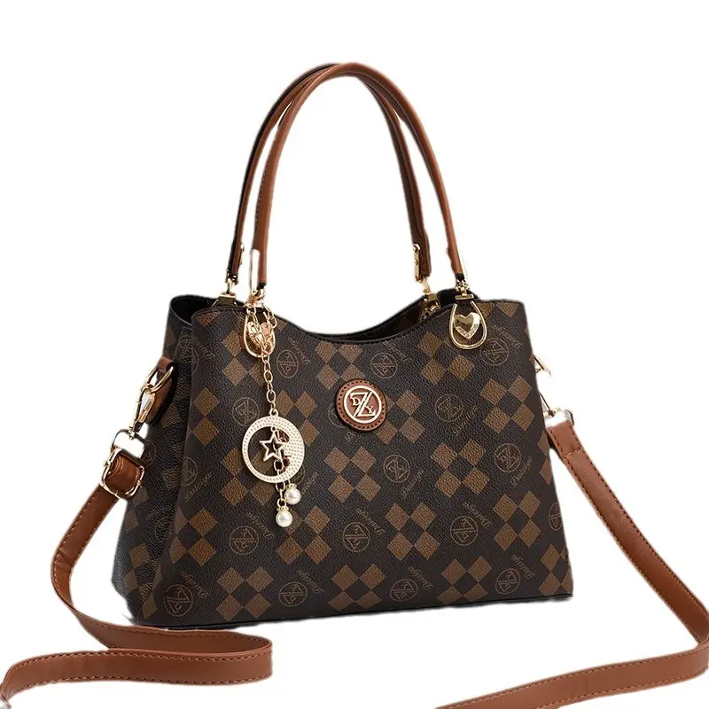 Fashion Print Pattern Women's Shoulder Bags Vintage Design Ladies Crossbody Bag Purse High Quality Messenger Commuter Sac