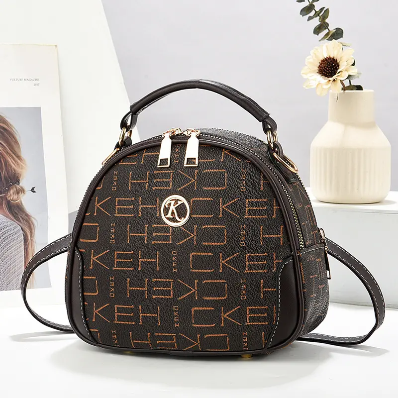 2025 New high-quality Exquisite Crossbody Bag Fashion Print Womens Handbag Western Style Soft Leather Embossed Shoulder Bags