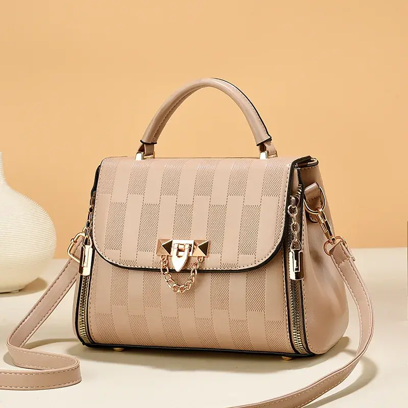 Fashionable Trendy Women'S Small Square Bag New Large Capacity Single Shoulder Crossbody Bag Luxury Brand Designer Tote Bag