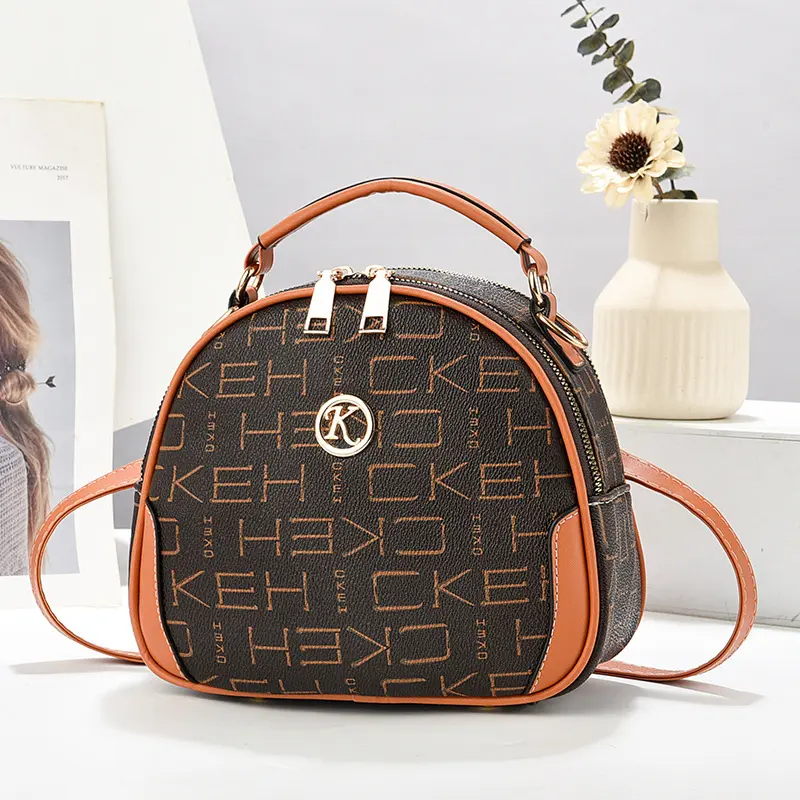 2025 New high-quality Exquisite Crossbody Bag Fashion Print Womens Handbag Western Style Soft Leather Embossed Shoulder Bags