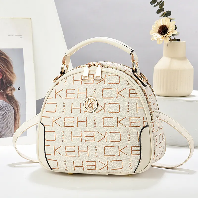 2025 New high-quality Exquisite Crossbody Bag Fashion Print Womens Handbag Western Style Soft Leather Embossed Shoulder Bags