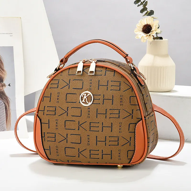 2025 New high-quality Exquisite Crossbody Bag Fashion Print Womens Handbag Western Style Soft Leather Embossed Shoulder Bags