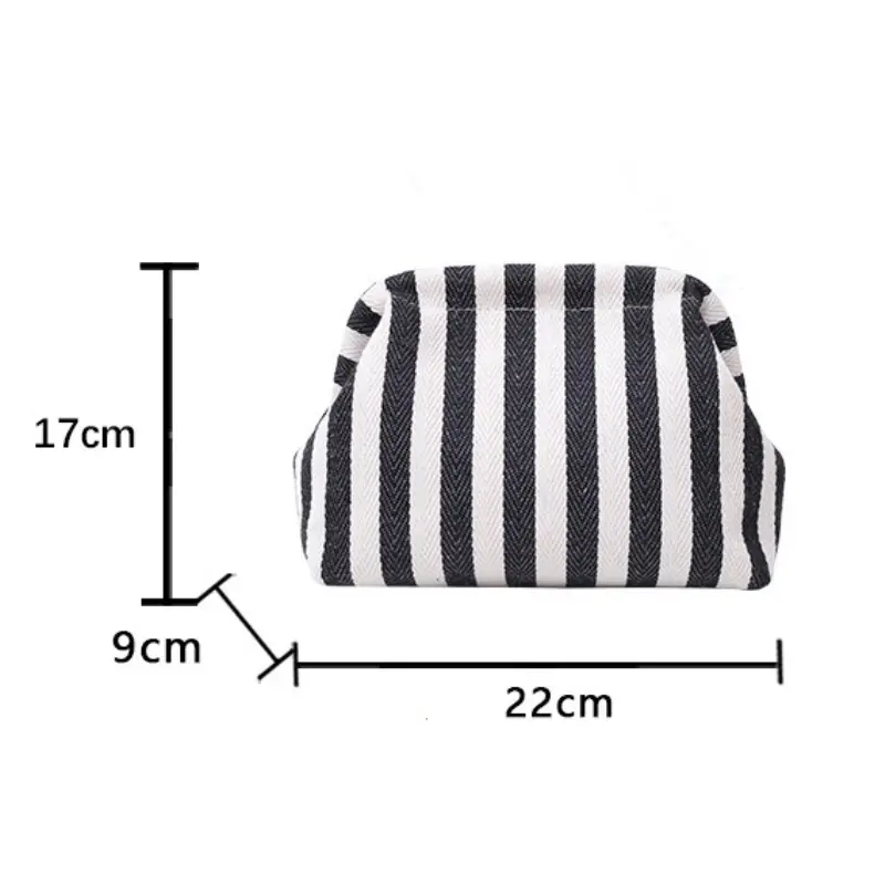 Summer Woven Crochet Purses for Women Beach Clutch Handbags 2025 Dumpling Hobo Casual Colorblock Bag Ladies Ruched Cloud Purse