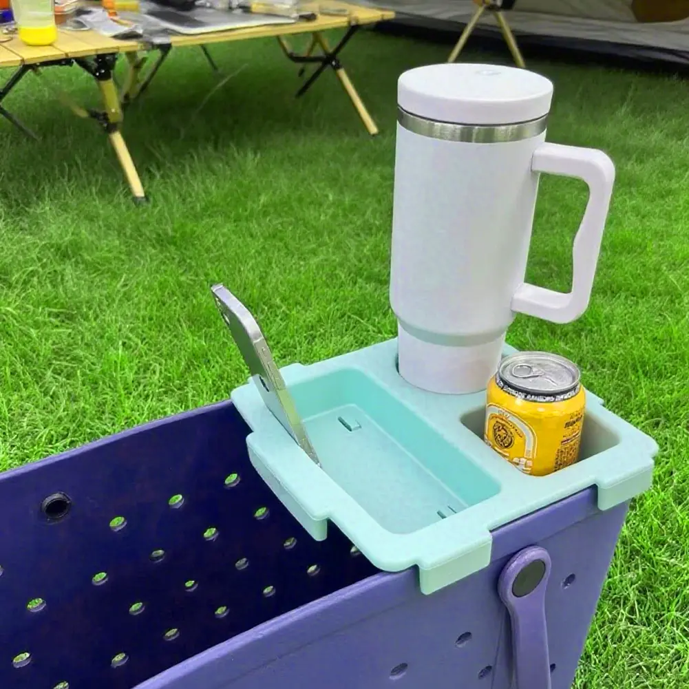EVA Outdoor Storage Rack Cup Travel Phone Organizer Holder Waterproof Camping Bag Top Storage Tray Beach Soft Cover Divider Trip