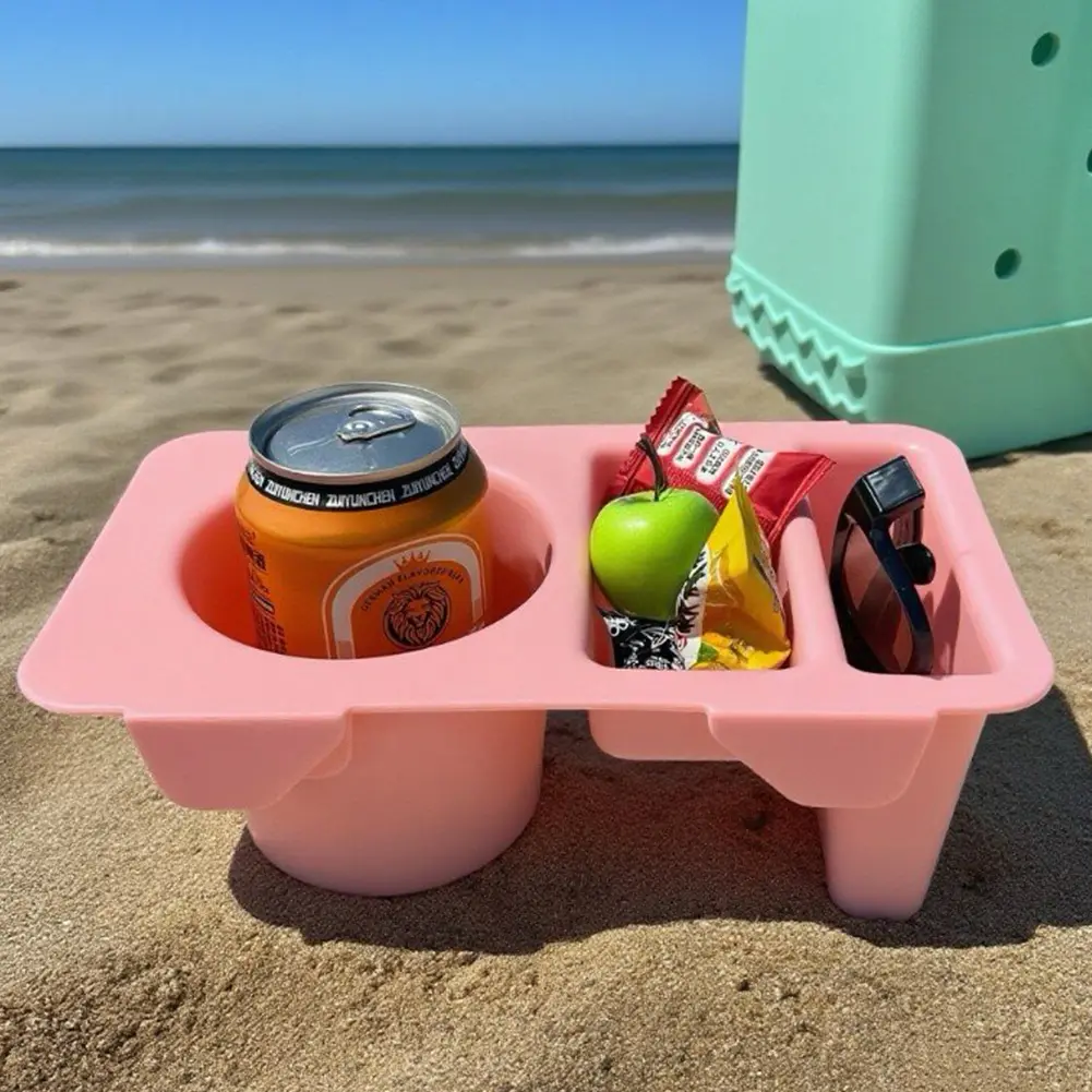 EVA Outdoor Storage Rack Cup Travel Phone Organizer Holder Waterproof Camping Bag Top Storage Tray Beach Soft Cover Divider Trip