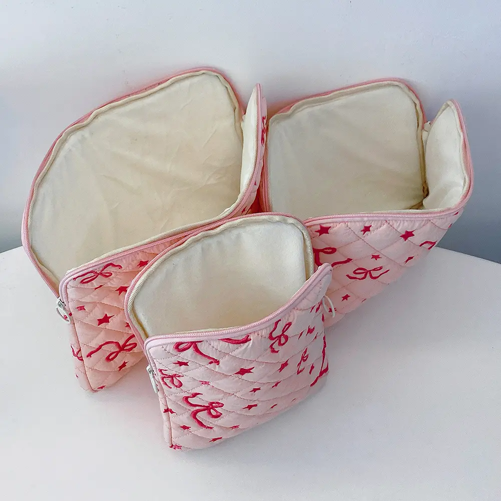 Cute Tablet Sleeve Bags for MacBook HP Dell Lenovo 11/13/15 Inch Quilted Portable Laptop Case Soft Padded Computer Clutch Bags
