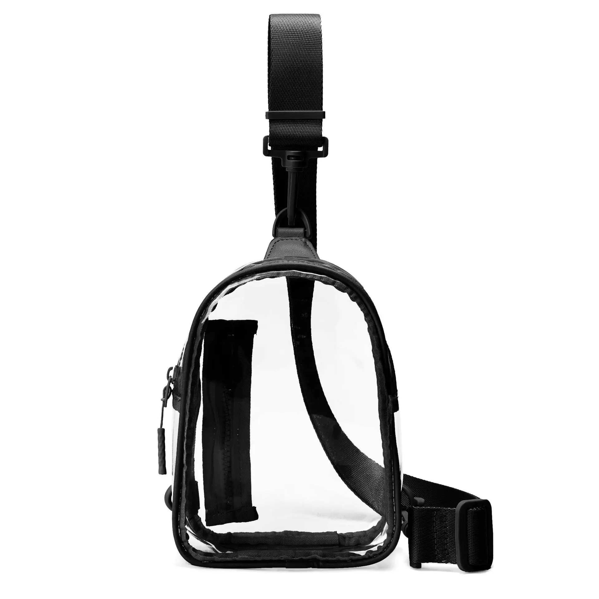 Waterproof Transparent Fanny Pack PVC Sports Simple Crossbody Bag Large Capacity Chest Bag for Festivals Travel Sports Outdoor ﻿