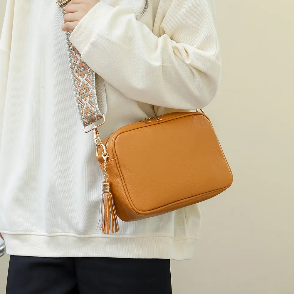 Fashion Women 's Shoulder Crossbody Bag Tassels PU Leather Trend Exquisite Satchels Women Shopping Travel Brand Designer Handbag