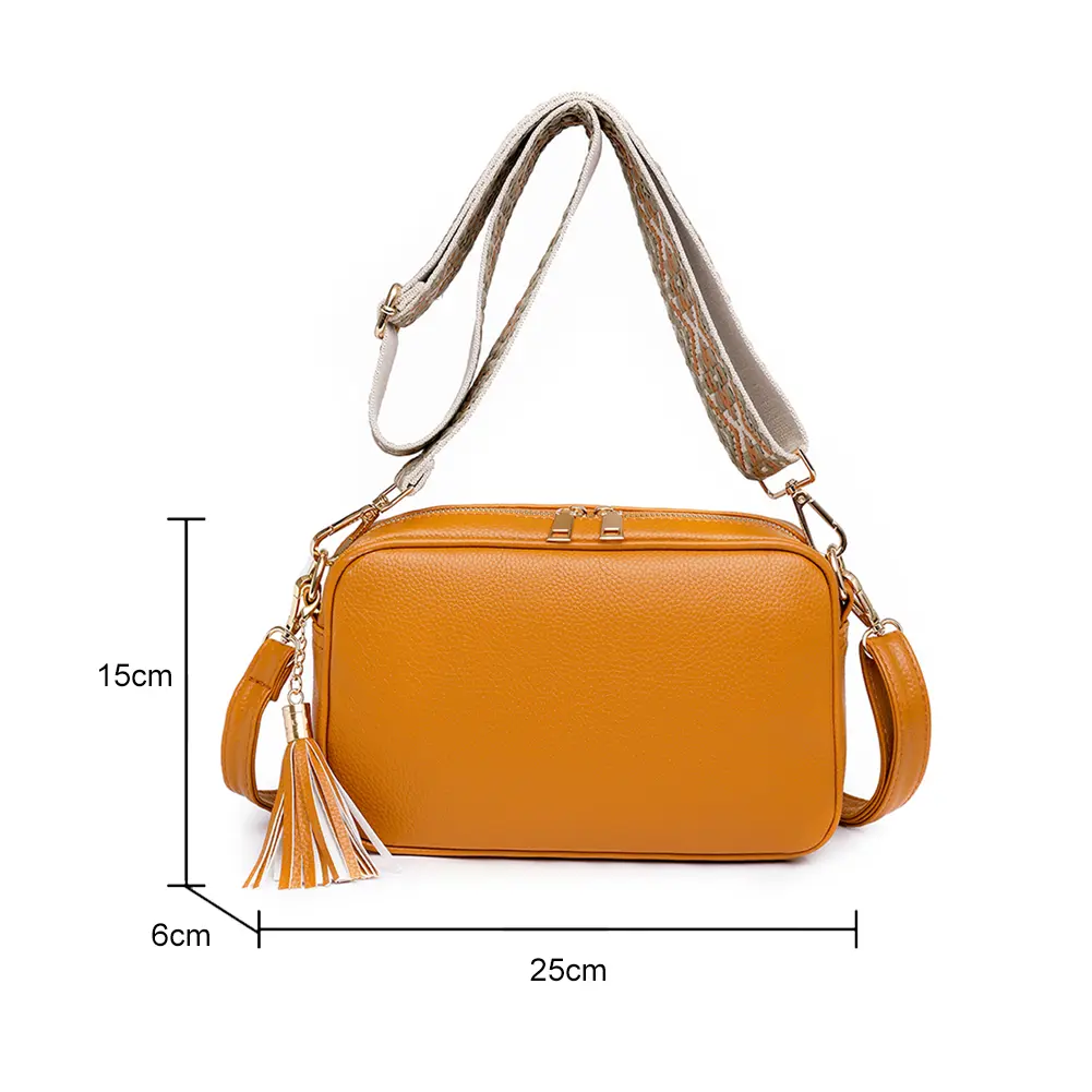 Fashion Women 's Shoulder Crossbody Bag Tassels PU Leather Trend Exquisite Satchels Women Shopping Travel Brand Designer Handbag