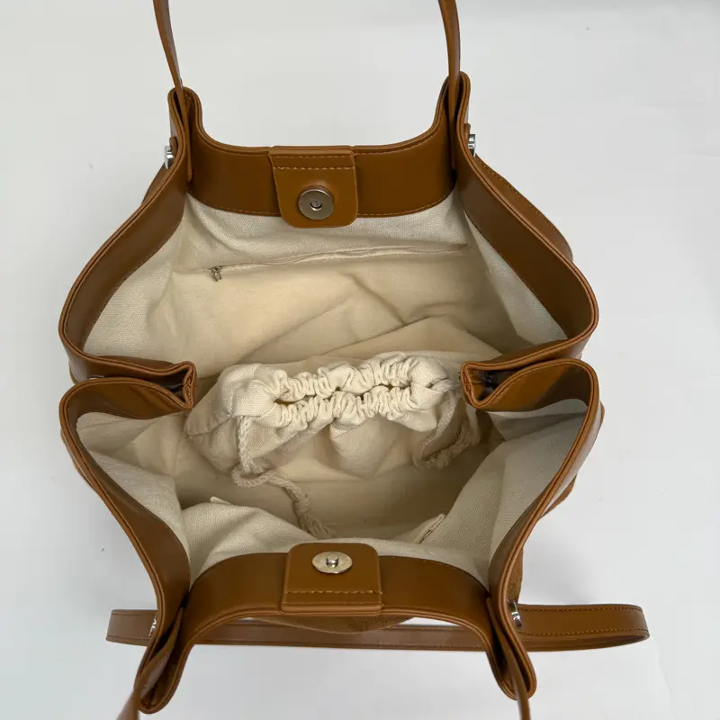Vintage Suede Leather Tote Handbag Luxury Designer Hobo Shoulder Bag Large Capacity Bucket Bag Causal Retro Top-Handle Bags ﻿