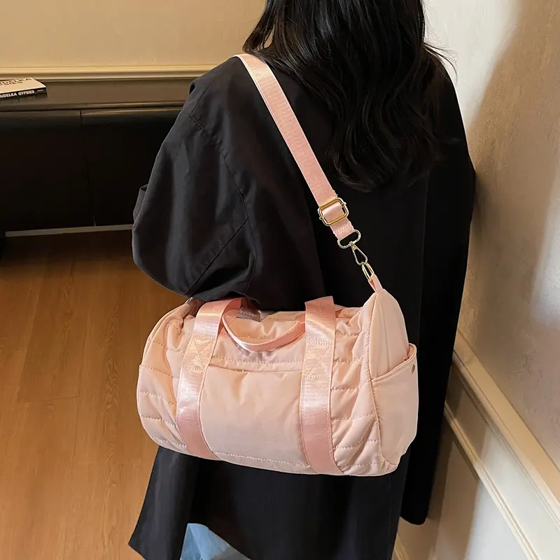 Foldable Travel Duffle Bag Dry/Wet Separation Sports Shoulder Bags Yoga Swimming Tote Handbag Folding Luggage Crossbody Bag