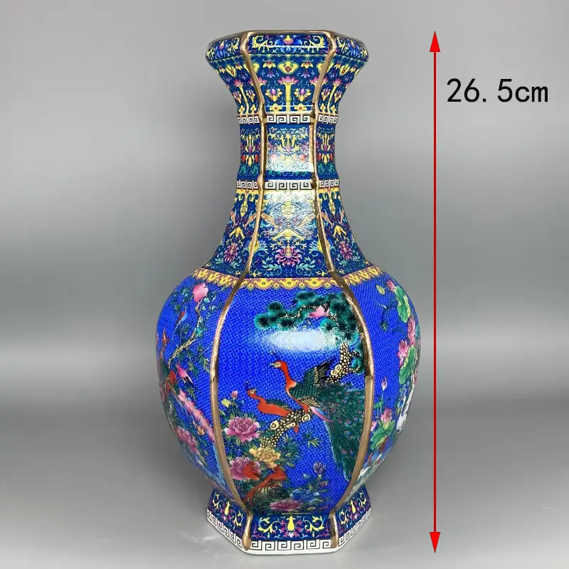 Antique Royal Chinese Porcelain Vase Decorative Flower Vase For Wedding Decoration Pot Jingdezhen Porcelain Vase Christmas Gift