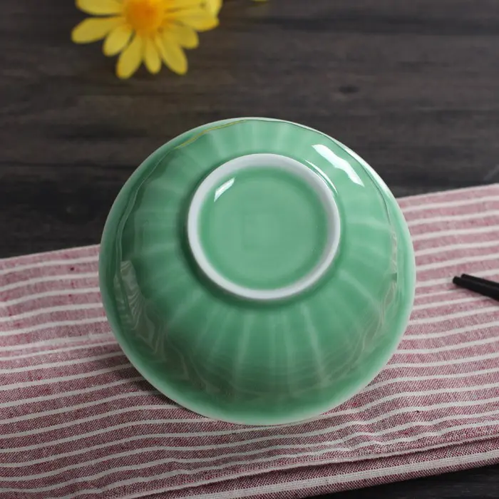 Longquan Celadon 4.5 Inch Rice Bowl Breakfast Porridge Bowl Ceramic Small Soup Bowl Tableware ceramic bowl