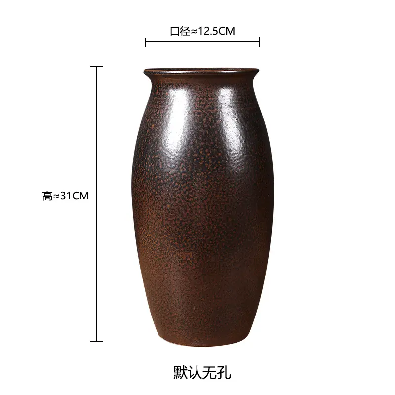 Jingdezhen ceramic vase dried flower decorative ornament vintage distressed my live stories table tops hydroponic ceramic pot
