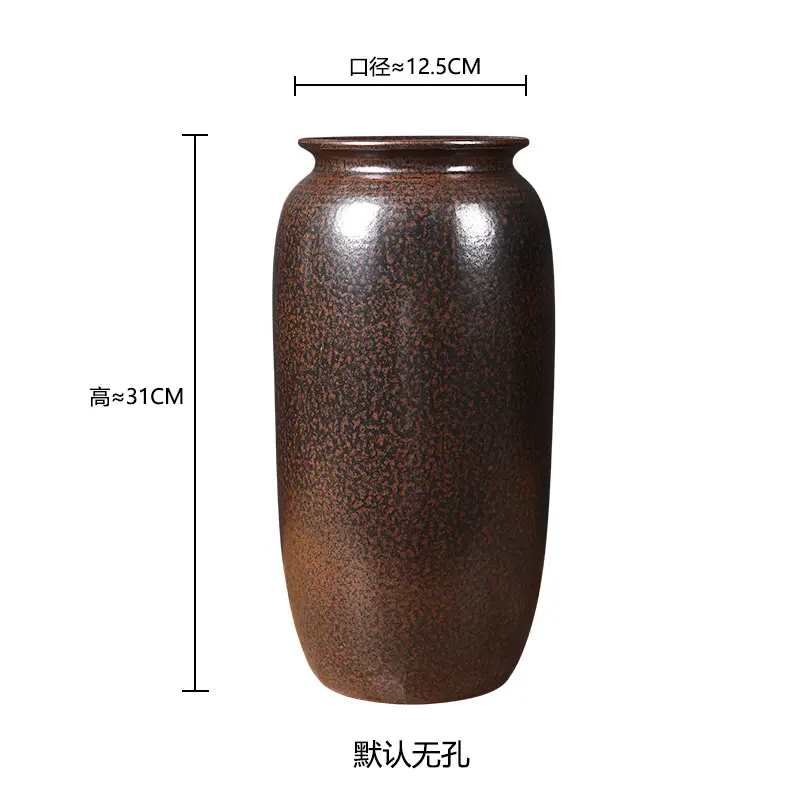 Jingdezhen ceramic vase dried flower decorative ornament vintage distressed my live stories table tops hydroponic ceramic pot