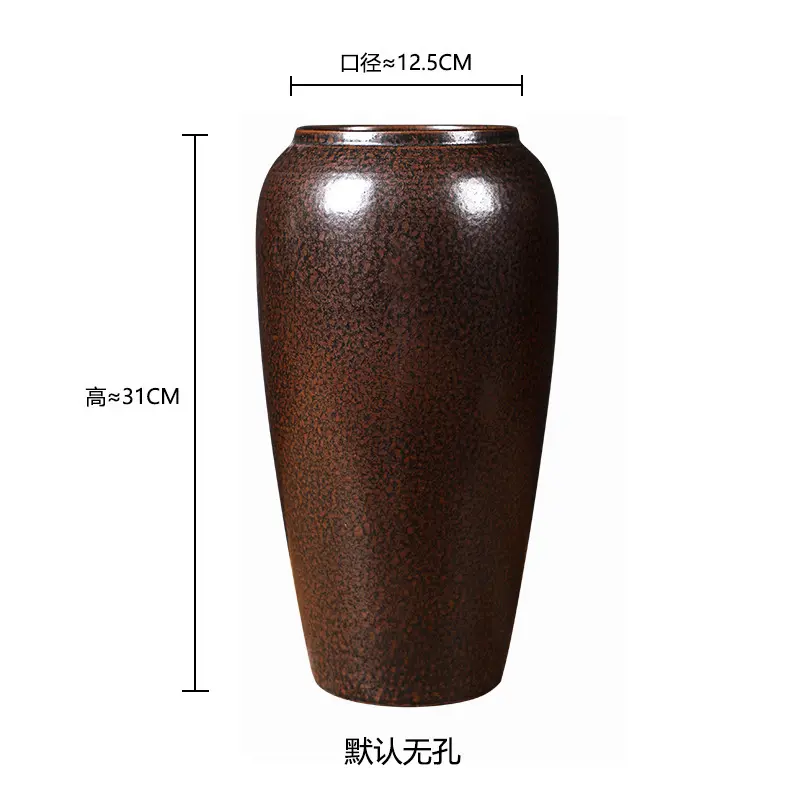 Jingdezhen ceramic vase dried flower decorative ornament vintage distressed my live stories table tops hydroponic ceramic pot