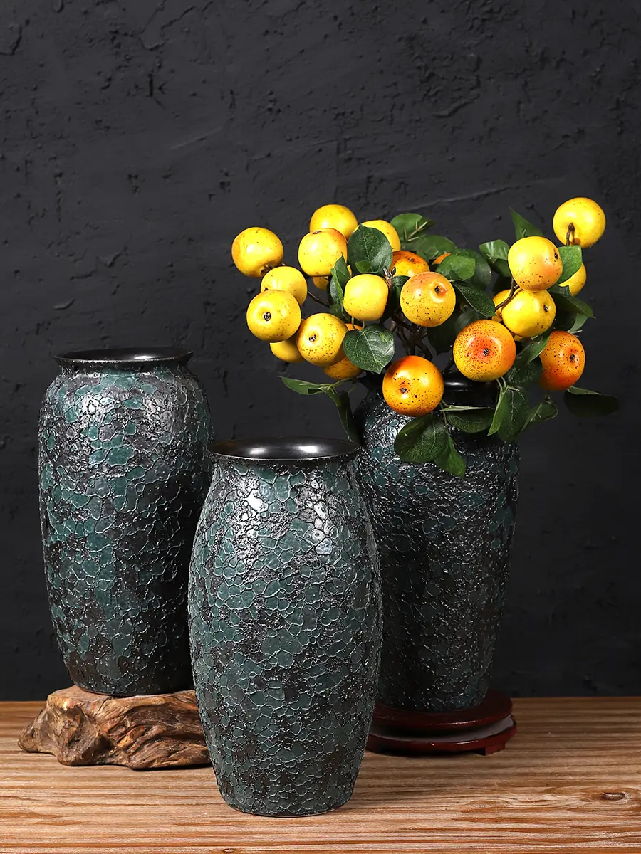 honeycomb toilet detergent glazed pottery porcelain vase creative hydroponics retro ornaments flower table pottery pot container
