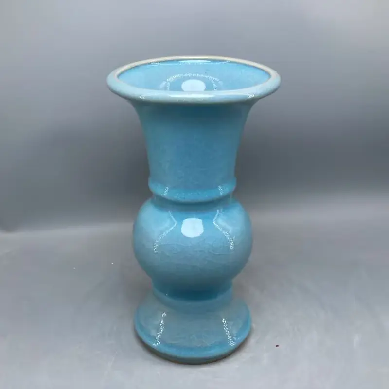 Ceramic Vase Ornamental vase Handicrafts Jun Porcelain Has Ice Cracks Open Pieces Of Under-glaze Bubbles