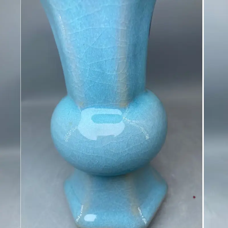 Ceramic Vase Ornamental vase Handicrafts Jun Porcelain Has Ice Cracks Open Pieces Of Under-glaze Bubbles High 19 cm