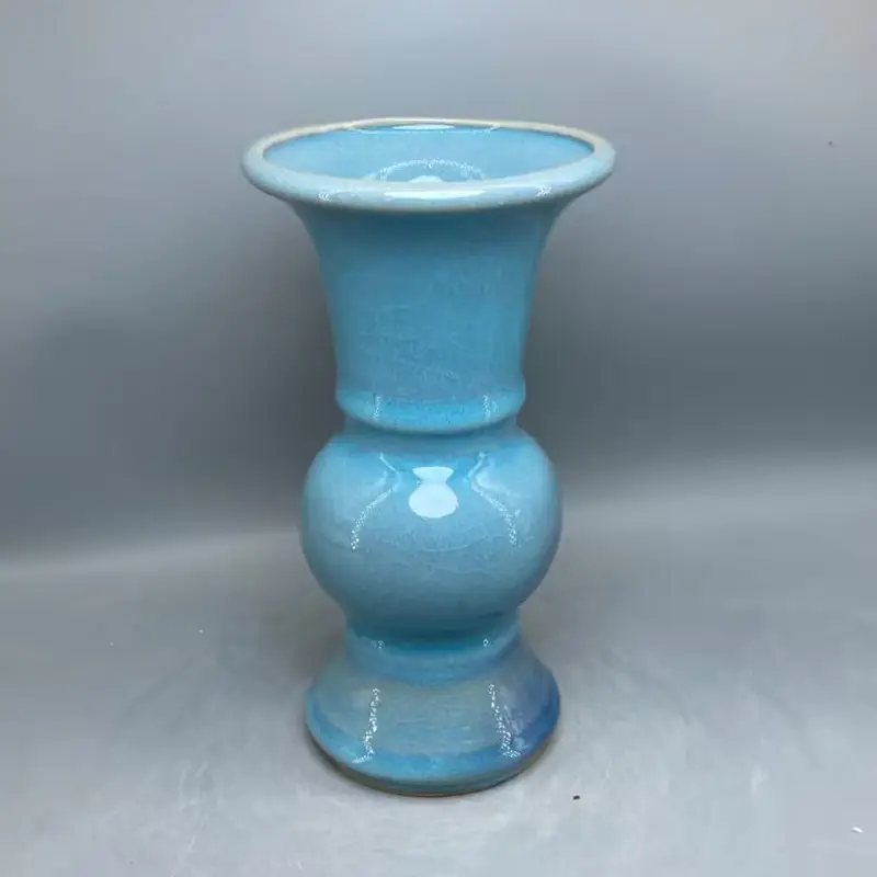 Ceramic Vase Ornamental vase Handicrafts Jun Porcelain Has Ice Cracks Open Pieces Of Under-glaze Bubbles