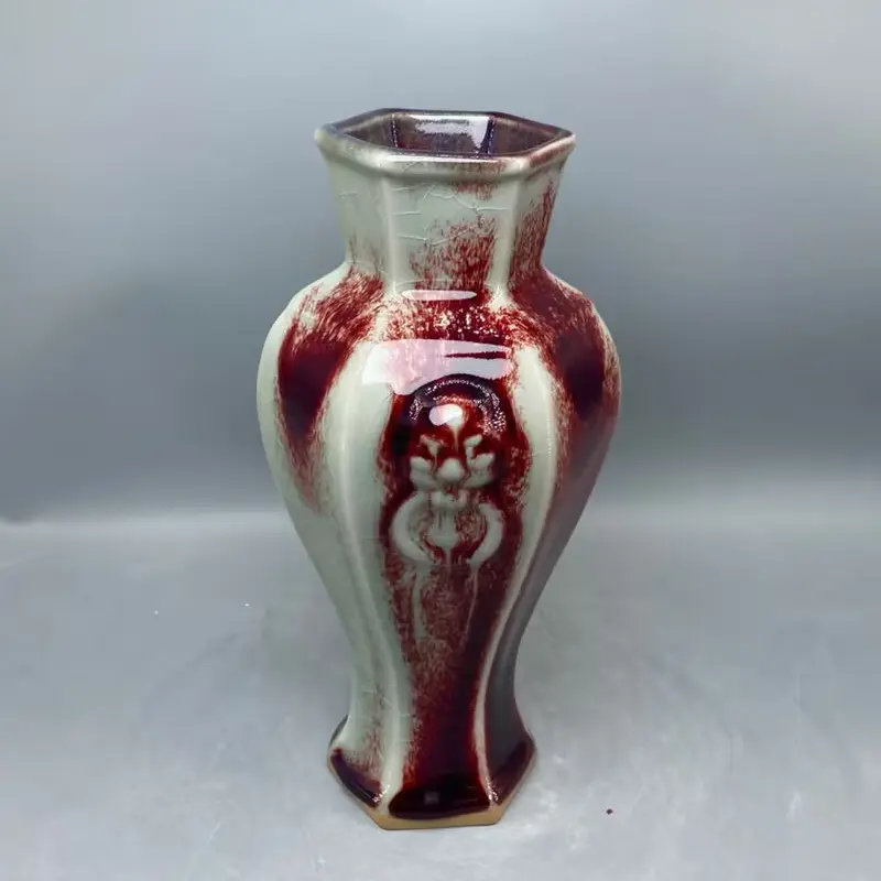 Ceramic Vase Ornamental vase Handicrafts Jun Porcelain Has Ice Cracks Open Pieces Of Under-glaze Bubbles