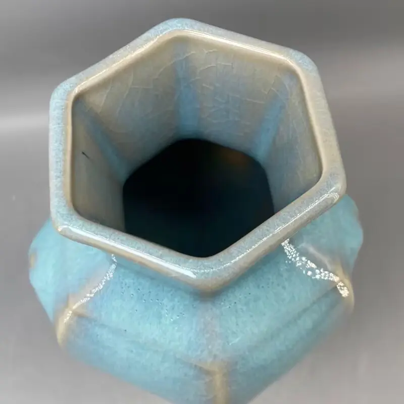 Ceramic Vase Ornamental vase Handicrafts Jun Porcelain Has Ice Cracks Open Pieces Of Under-glaze Bubbles