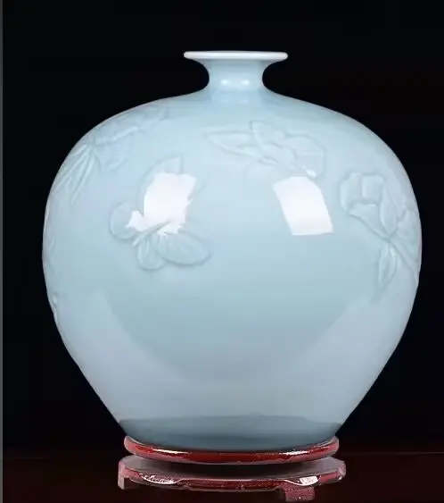 Solid color ceramic vase Traditional Vases Home Decoration Animal Vase Fine Smooth Surface Furnishing Articles