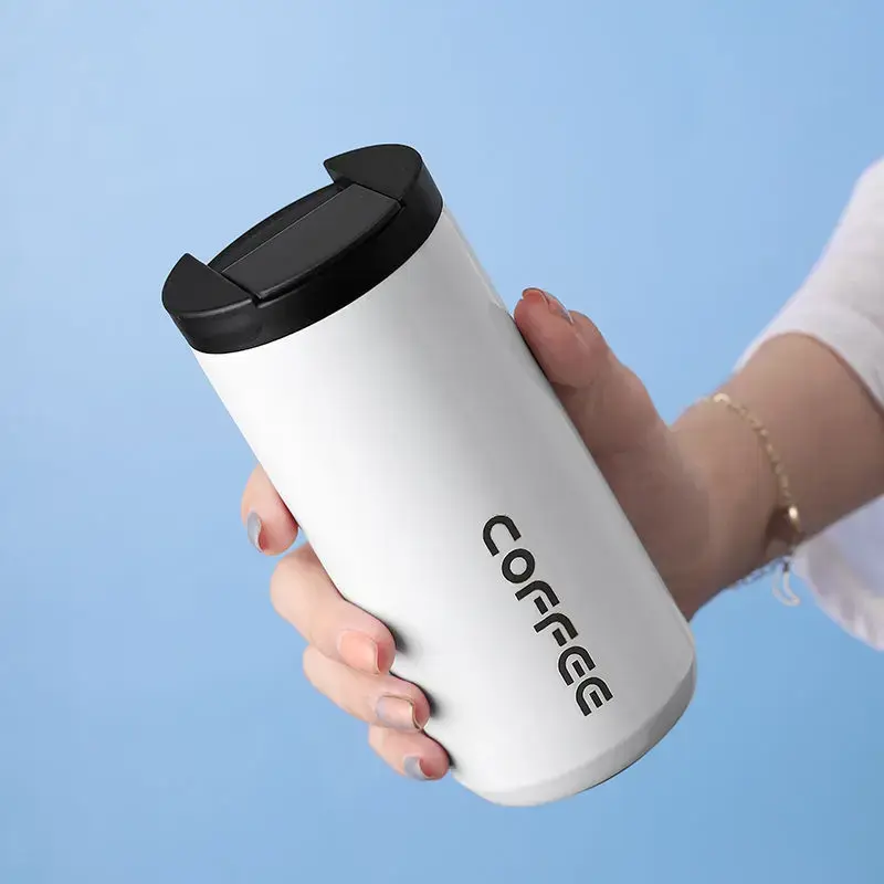 400ML Thermo Cafe Leakproof Travel Thermo Cup Double Stainless Steel for Tea Water Coffee Coffee Mug Car Travel Vacuum Flasks