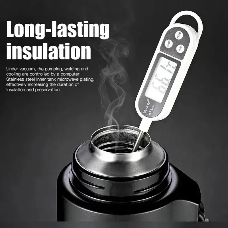 1200/1500ML Thermos Bottle Stainless Steel Large Capacity Vacuum Flasks Water Bottle Insulated Outdoor Keep Cold Travel Cup