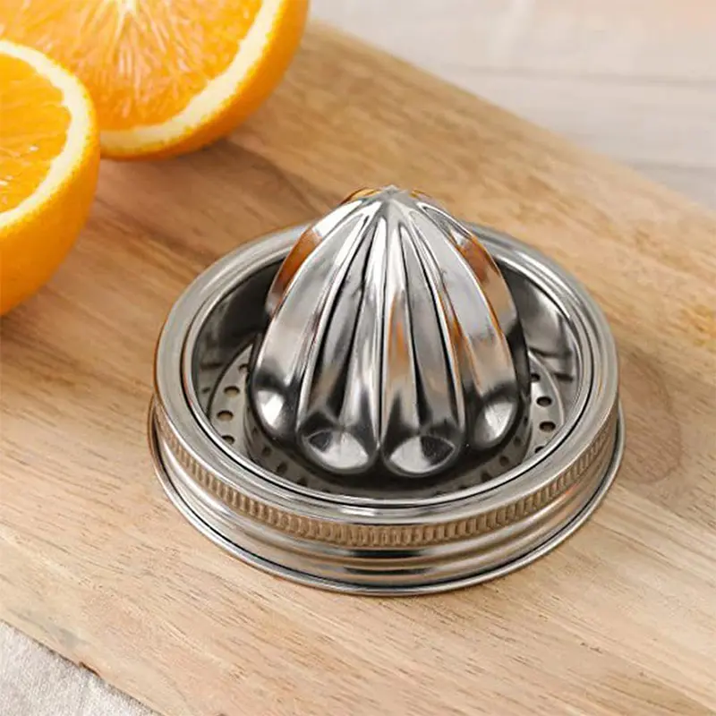 304 Stainless Steel Orange Juice Juicer Cover Convenient Fresh  Portable Lemon Juicer Small Easy Manual Juicer For Household Use