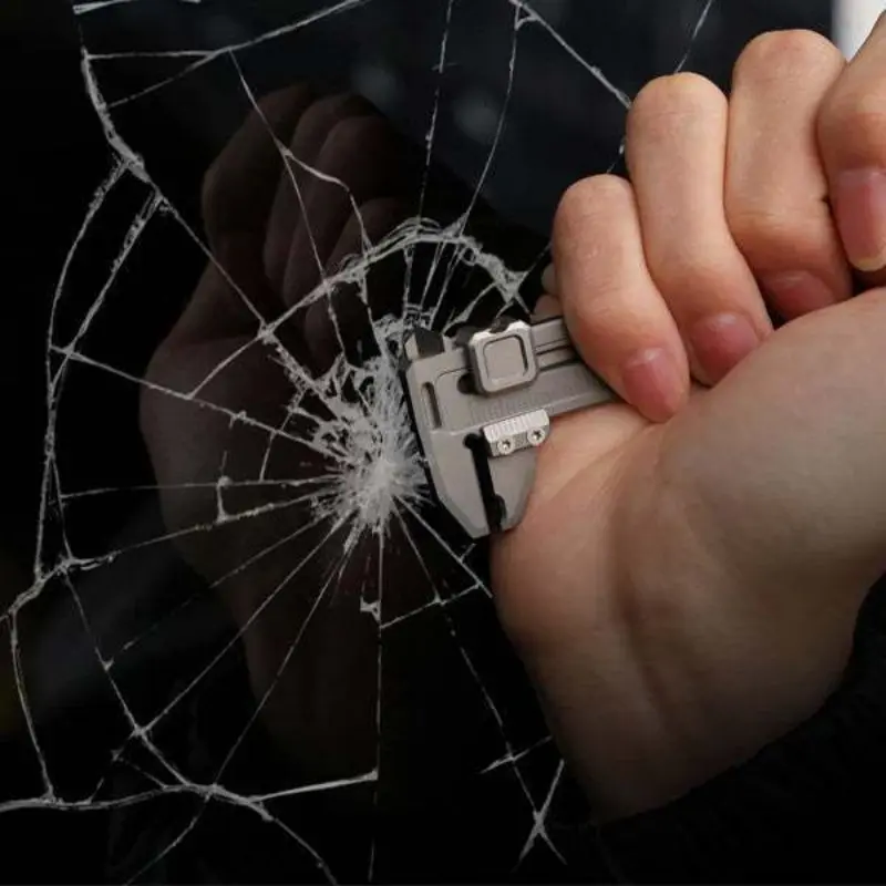 The Pocket Sized EDC Tool Portable Multifunctional Caliper Mini Tool For High-precision Measurement Hanging Keychain