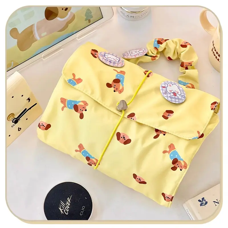 Kawaii Cat Makeup Bag Pouches Cute Large Puppy Cosmetic Bag For Women Korean Travel Organizer Portable Storage Bags Girl Gift