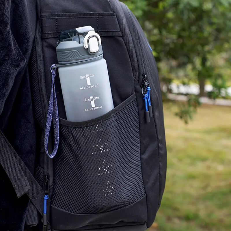 Kawaii Water Bottle 1 Litre Gym Sport Bottle Plastic Portable Travel Cup Outdoor Fitness Jugs School Drinking Bottles With Straw