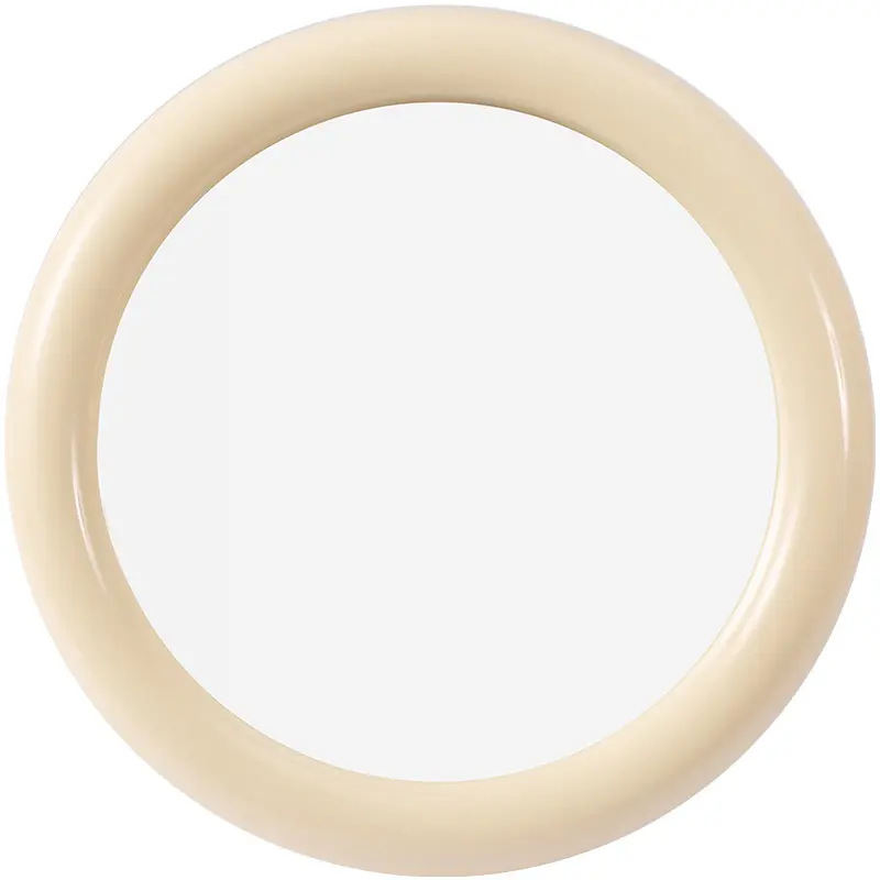 Nordic Round Glass Mirror Home Wall Mirror Desktop Mirror Portable Toilet Mirror Bathroom Decoration Accessories Home Decoration
